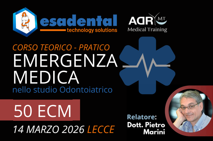 L’Emergenza Medica nello Studio Odontoiatrico: Corso Teorico-Pratico con 50 Crediti ECM